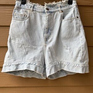Mes Demoiselles Mes Shorties High Rise Denim Shorts Size FR 38